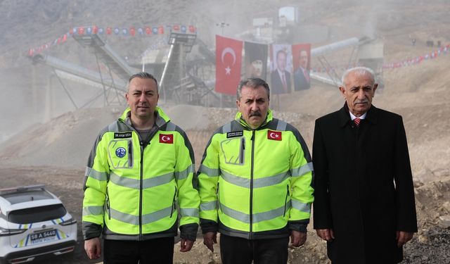 100 Milyonluk Taş Ocağı Tesisi Faaliyete Başladı!