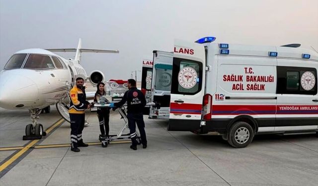 6 Günlük Bebek İçin Ambulans Uçak Havalandı