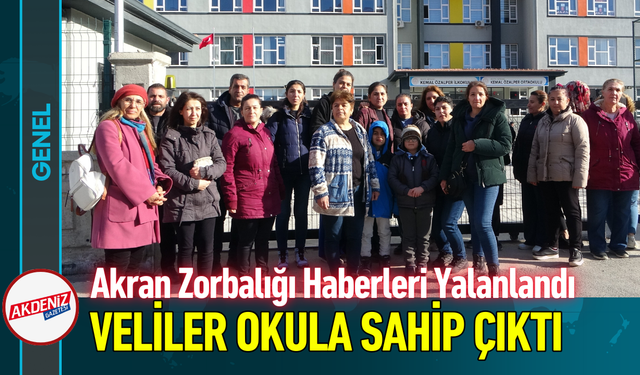 Akran Zorbalığı Haberleri Yalanlandı, Veliler Okula Sahip Çıktı!