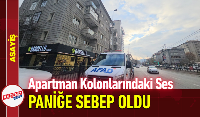 Apartman Kolonlarındaki Ses Paniğe Sebep Oldu!