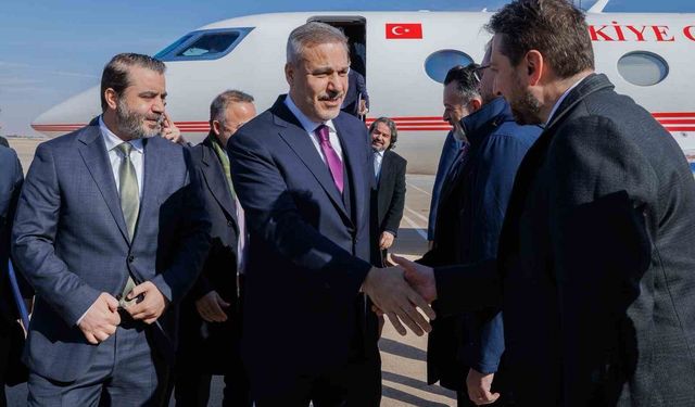 Bakan Fidan, Bakan Güler ve MİT Başkanı Kalın Suriye'de