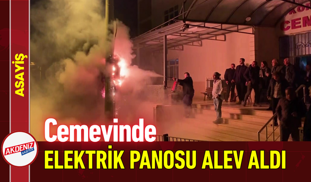 Cemevinde Elektrik Panosu Alev Aldı!