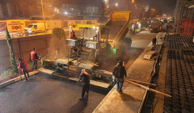 Deprem Konutlarına Kesintisiz Ulaşım İçin Sıcak Asfalt