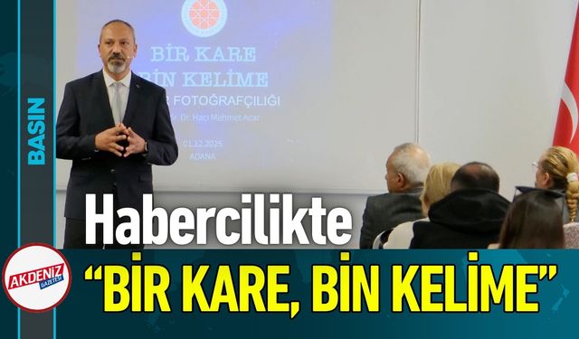 Habercilikte, "Bir Kare, Bin Kelime" Eğitimi