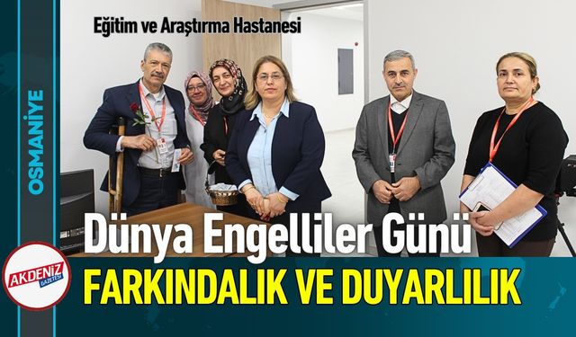 Osmaniye'de Engelli Personellerin Günü Kutlandı