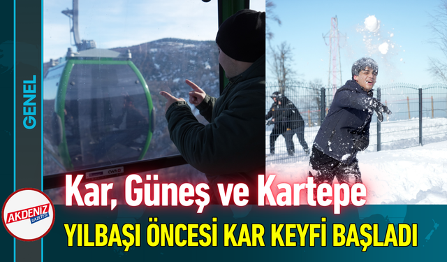 Kar, Güneş ve Kartepe: Yılbaşı Öncesi Kar Keyfi Başladı!