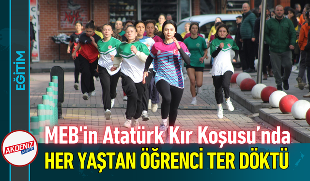 MEB'in Atatürk Kır Koşusu’nda Her Yaştan Öğrenci Ter Döktü!