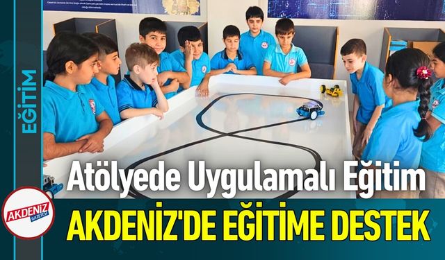 Mersin'de Minikler Yaparak Öğren Merkezinde Hazırlanıyor