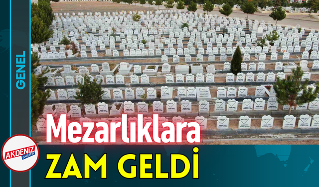 Büyükşehir'de Mezarlıklara Zam Geldi!