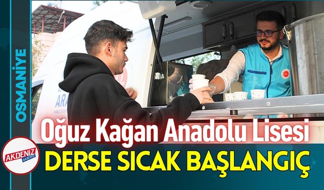 Osmaniye'de Öğrenciler Derse Çorba İle Başladı