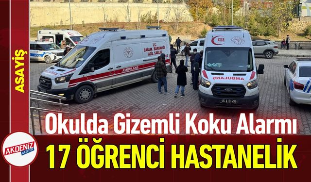 Okulda Gizemli Koku Alarmı: 17 Öğrenci Hastaneye Kaldırıldı