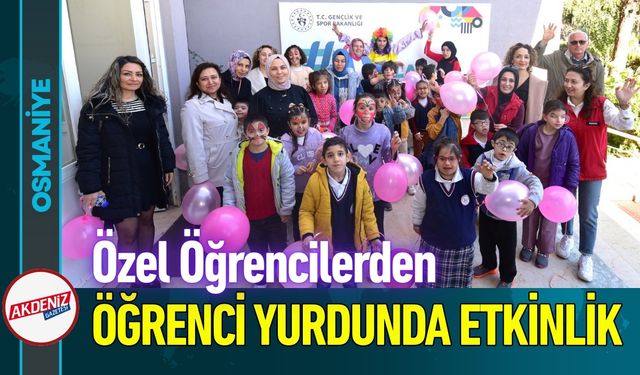 Osmaniye'de Özel Öğrencilere Özel Etkinlik