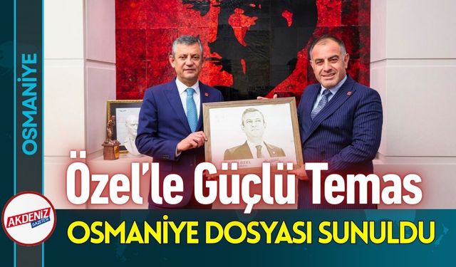 Osmaniye Raporu: CHP'li Mahmut Yaş Ankara'da