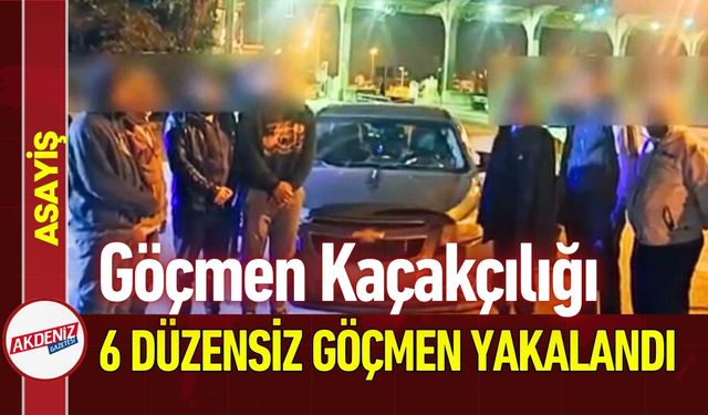 Osmaniye'de Düzensizler Yakalandı, Sürücü Tutuklandı!