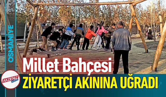 Osmaniye'de Millet Bahçesi Hafta Sonu Doldu Taştı!