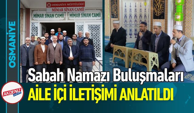 Osmaniye Müftüsü Taşcı, Aile İçi İletişimi Anlattı