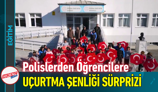 Polislerden Öğrencilere Uçurtma Şenliği Sürprizi!