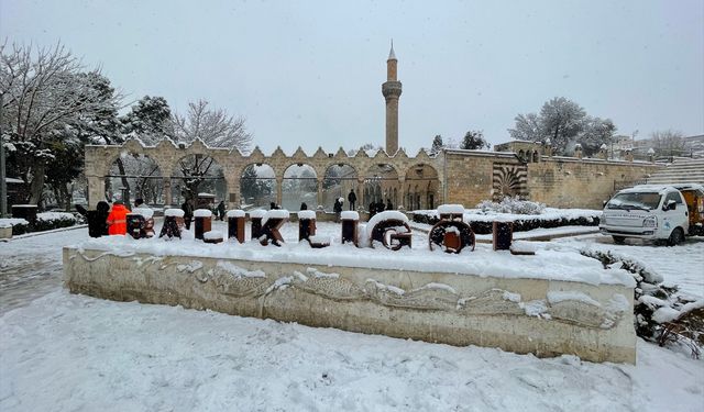 Şanlıurfa’da Tarihi Balıklıgöl Beyaza Büründü