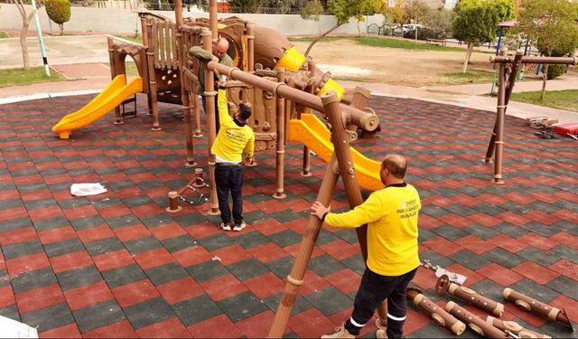 Tarsus'ta Gaspıralı Parkı'na Güvenli ve Modern Yüz