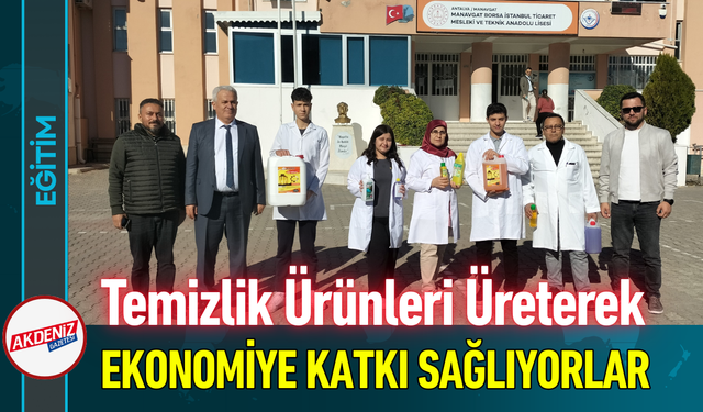 Temizlik Ürünleri Üreterek Ekonomiye Katkı Sağlıyorlar!