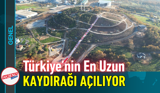Türkiye’nin En Uzun Kaydırağı Açılıyor!