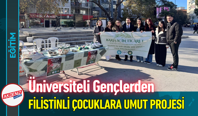 Üniversiteli Gençlerden Filistinli Çocuklara Umut Projesi!