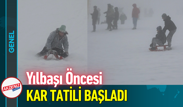 Yılbaşı Öncesi Kar Tatili Başladı!