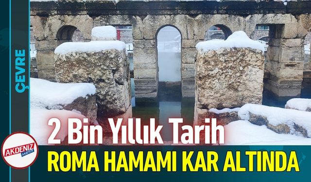 2 Bin Yıllık Tarih Beyaza Büründü: Masalsı Manzara