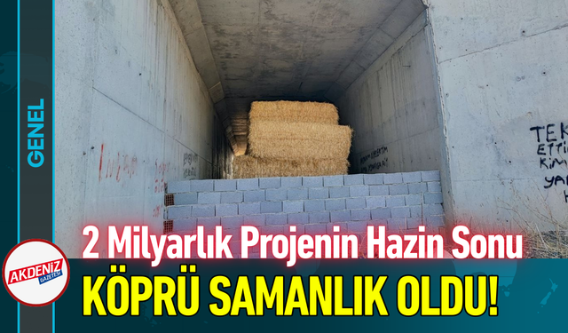 2 Milyarlık Projenin Hazin Sonu: Köprü Samanlık Oldu!