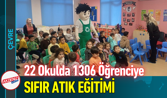 22 Okulda 1306 Öğrenciye Sıfır Atık Eğitimi!