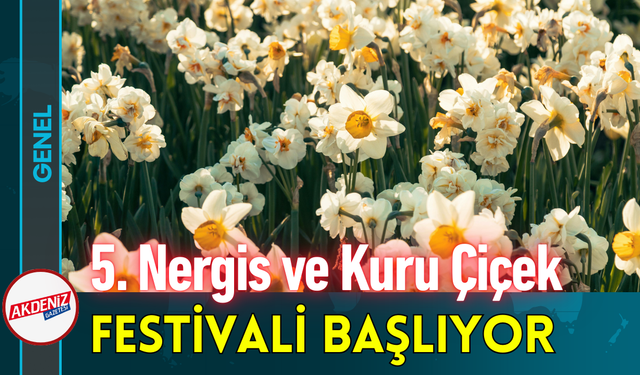 5. Nergis ve Kuru Çiçek Festivali Başlıyor!
