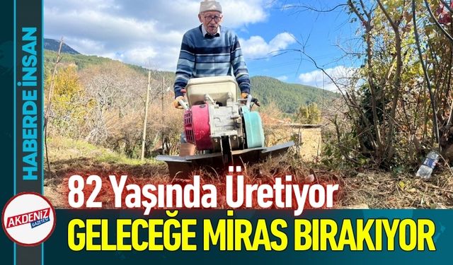 82 Yaşında 53 Dönümlük Arazide Geleceğe Miras Üretiyor