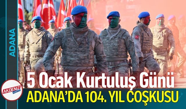 Adana’da 5 Ocak Gururu: 500 Metrelik Dev Türk Bayrağı
