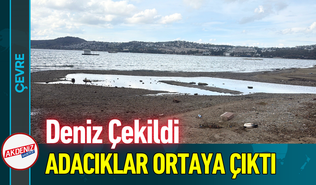 Deniz Çekildi: Adacıklar Ortaya Çıktı!