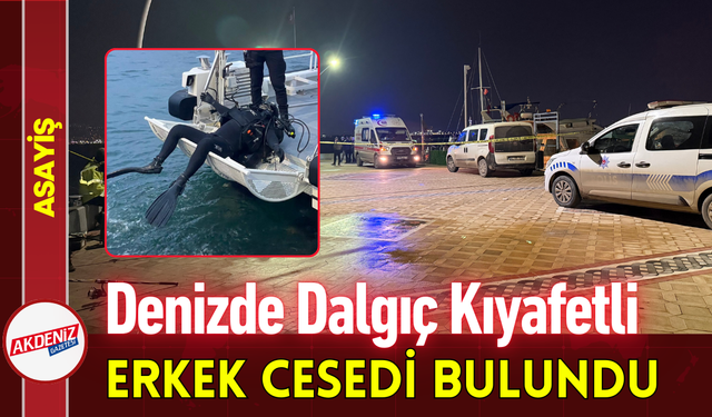 Denizde Dalgıç Kıyafetli Erkek Cesedi Bulundu!