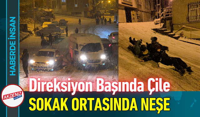 Direksiyon Başında Çile, Sokak Ortasında Neşe!