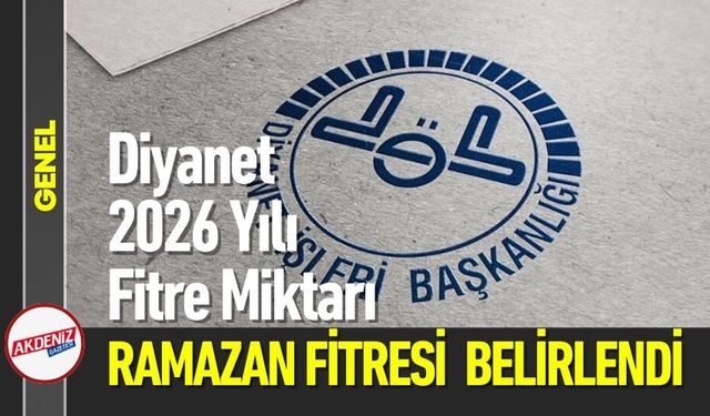 Diyanet 2026 Yılı Fitre Miktarını Açıkladı
