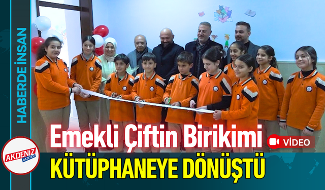 Emekli Çiftin Birikimi Kütüphaneye Dönüştü!