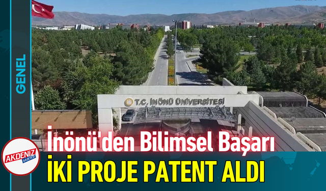 İnönü'den Bilimsel Başarı: İki Proje Patent Aldı!