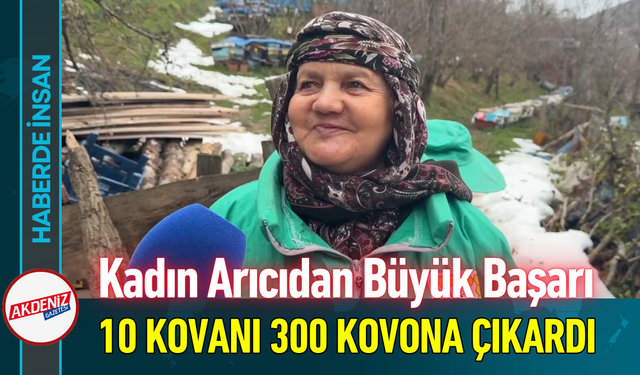 Kadın Arıcıdan Büyük Başarı: 10 Kovanı 300 Kovona Çıkardı!