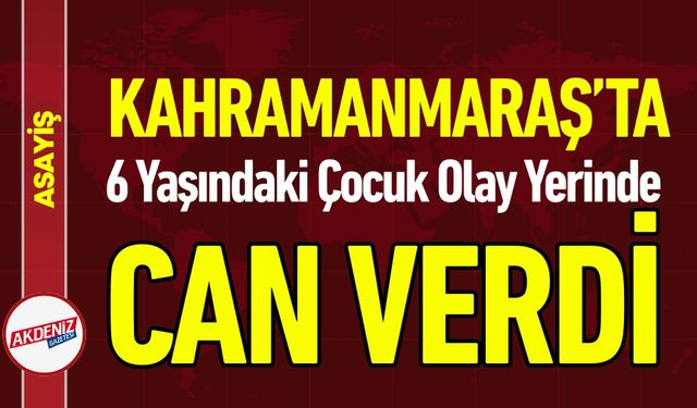 Kamyonetin Çarptığı 6 Yaşındaki Çocuk Olay Yerinde Can Verdi
