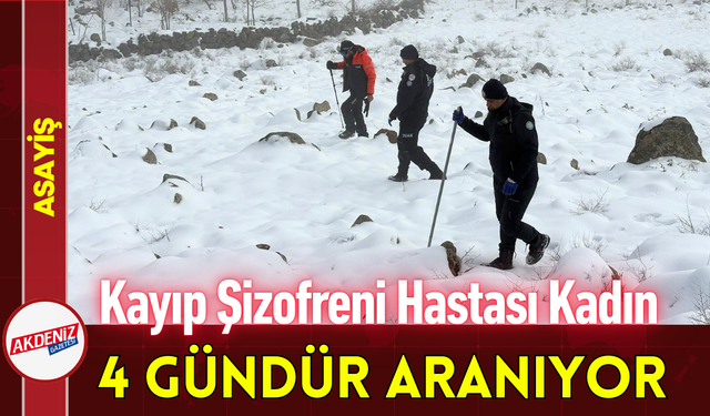 Kayıp Şizofreni Hastası Kadın 4 Gündür Aranıyor!