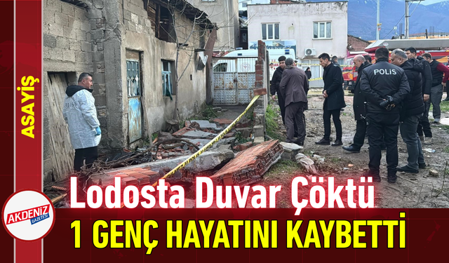Lodosta Duvar Çöktü: 1 Genç Hayatını Kaybetti!