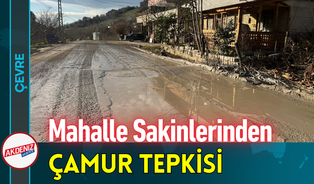 Mahalle Sakinlerinden Çamur Tepkisi!