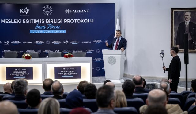MEB, KGF ve Halkbank Mesleki Eğitim İşbirliği Protokolü