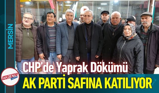 Mersin Milletvekili Çakır AK Parti Safına Katılıyor