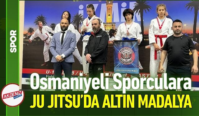 Osmaniyeli Sporcular Ju Jitsu’da Madalyaya Doymadı