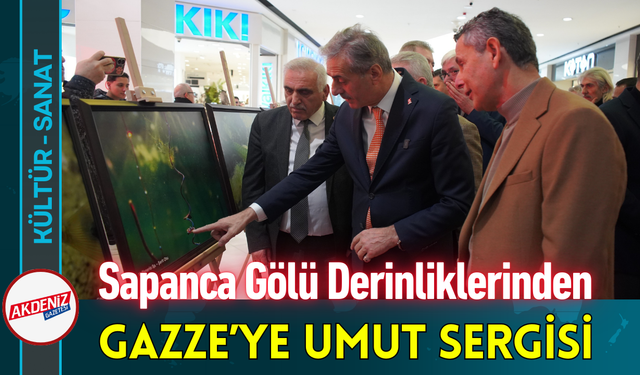 Sapanca Gölü Derinliklerinden Gazze’ye Umut Sergisi!