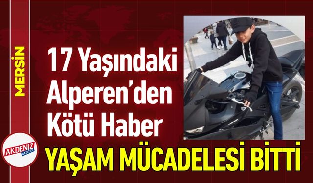 Tarsus'ta Bisikletli Gencin Acı Sonu: Alperen Kurtarılamadı