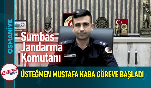 Osmaniye Sumbas'a Yeni Jandarma Komutanı